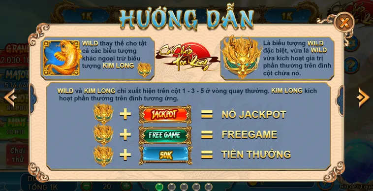 Khám Phá Thế Giới Slot Game Cá Chép Hoá Rồng Tại VaoBet Với Vận May Tài Lộc