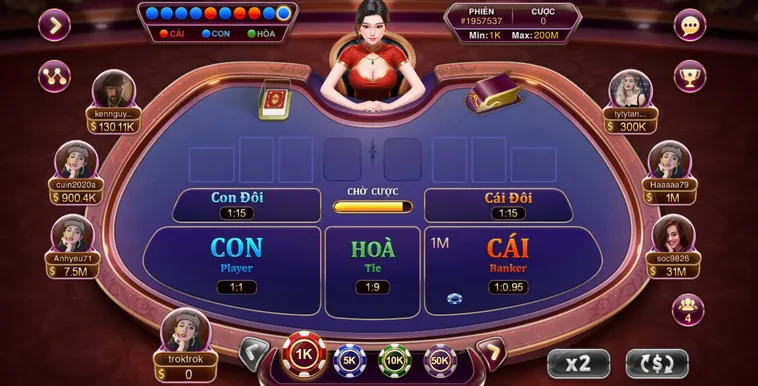 Table Game Baccarat Kim Tài Tại VaoBet Đỉnh Cao Cá Cược Trực Tuyến