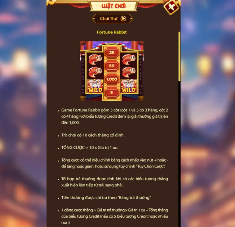 Khám Phá Siêu Phẩm Nổ Hũ Fortune Rabbit Tại VaoBet Với Giải Thưởng Khủng
