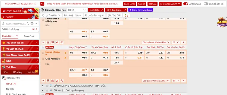 Chinh Phục Siêu Phẩm Thể Thao SABA Sports Tại VaoBet Đỉnh Cao Và Đổi Thưởng Giá Trị Mỗi Ngày