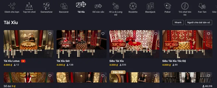 Sicbo Live Tại VaoBet Sảnh Cược Tài Xỉu Đẳng Cấp Đỉnh Cao Nhất