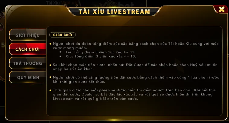 Tài Xỉu Live Tại VaoBet Sân Chơi Cá Cược Đổi Thưởng Đẳng Cấp Nhất Năm 2026