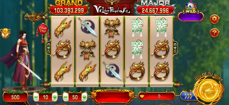 Trải Nghiệm Đỉnh Cao Slot Game Võ Lâm Truyền Kỳ Tại VaoBet Với Tỷ Lệ Thắng Lớn